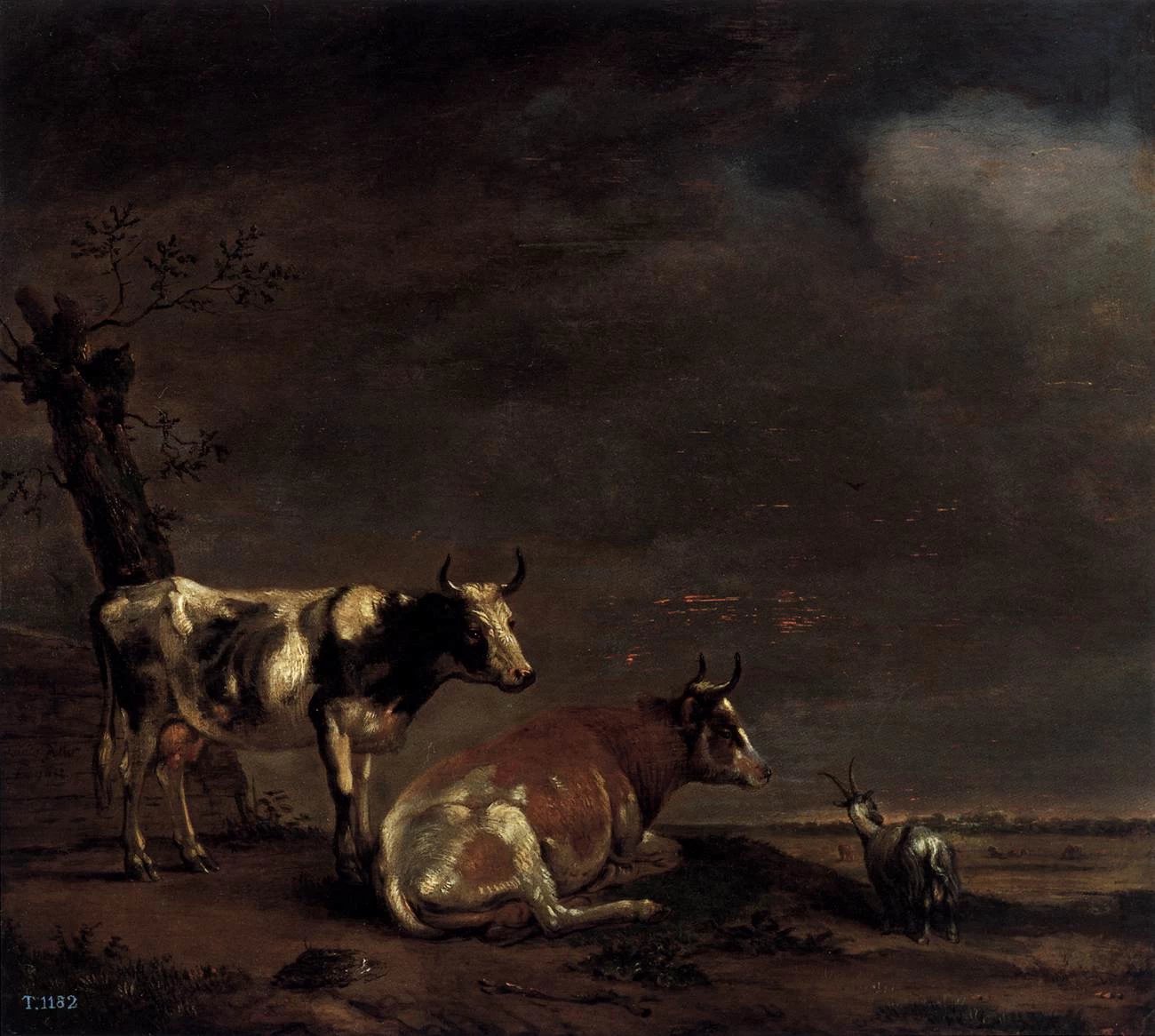 Paesaggio con due mucche e una capra - Museo del Prado, Madrid